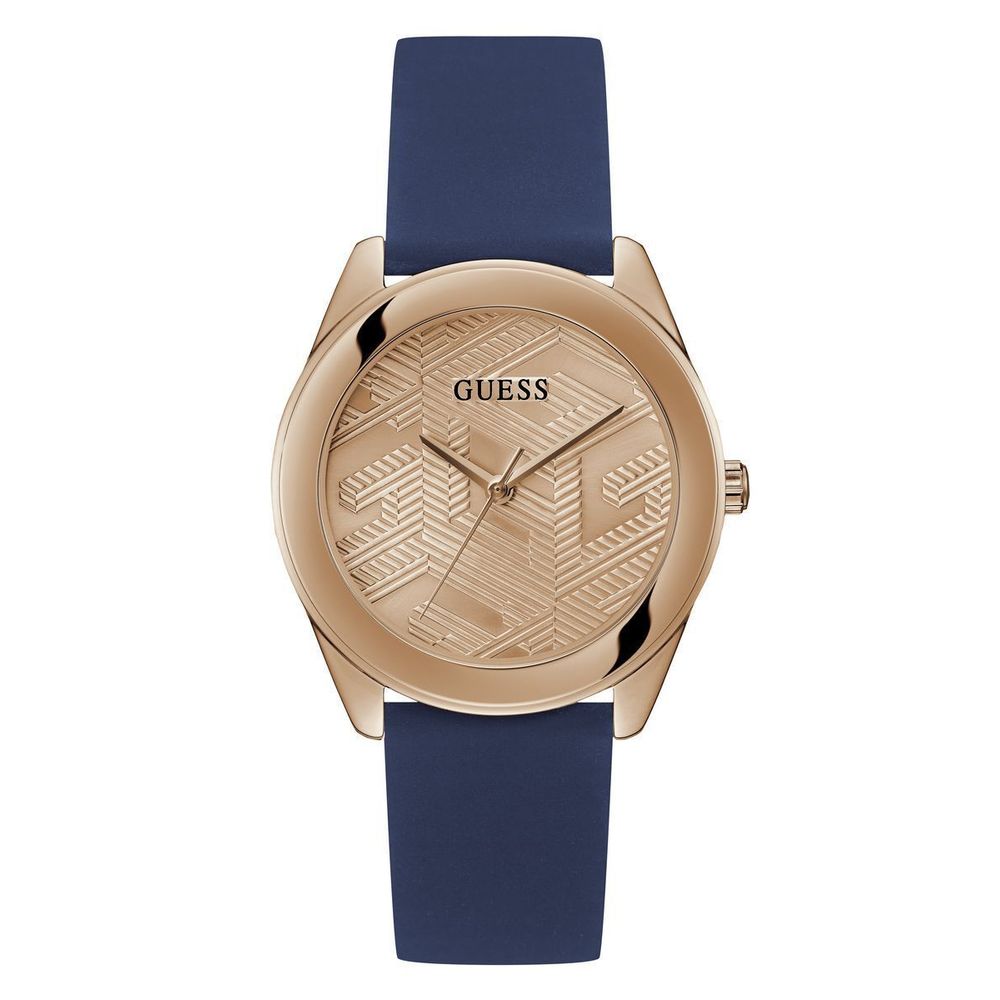 

Синие синтетические часы Guess