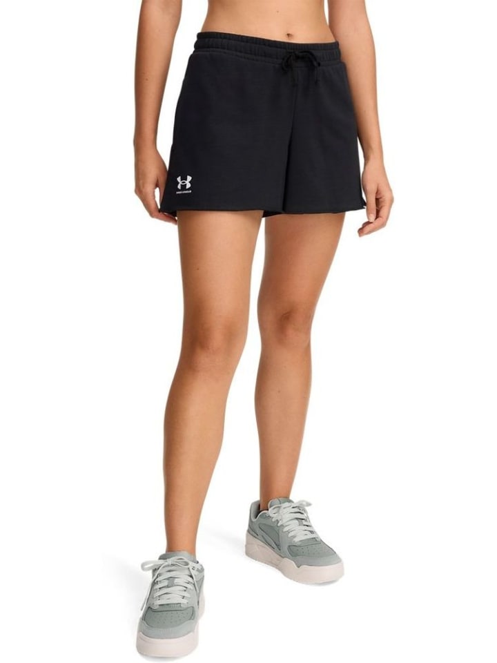 

Спортивные шорты Rival Terry Shorts черного цвета Under Armour