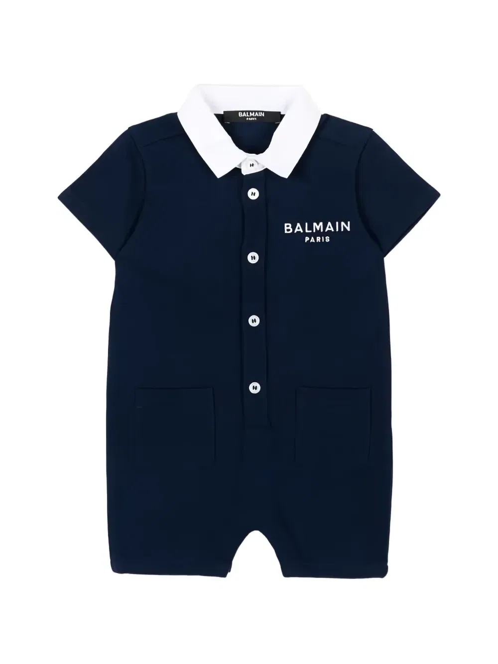 Комбинезон для новорожденного с карманом Balmain Kids, синий