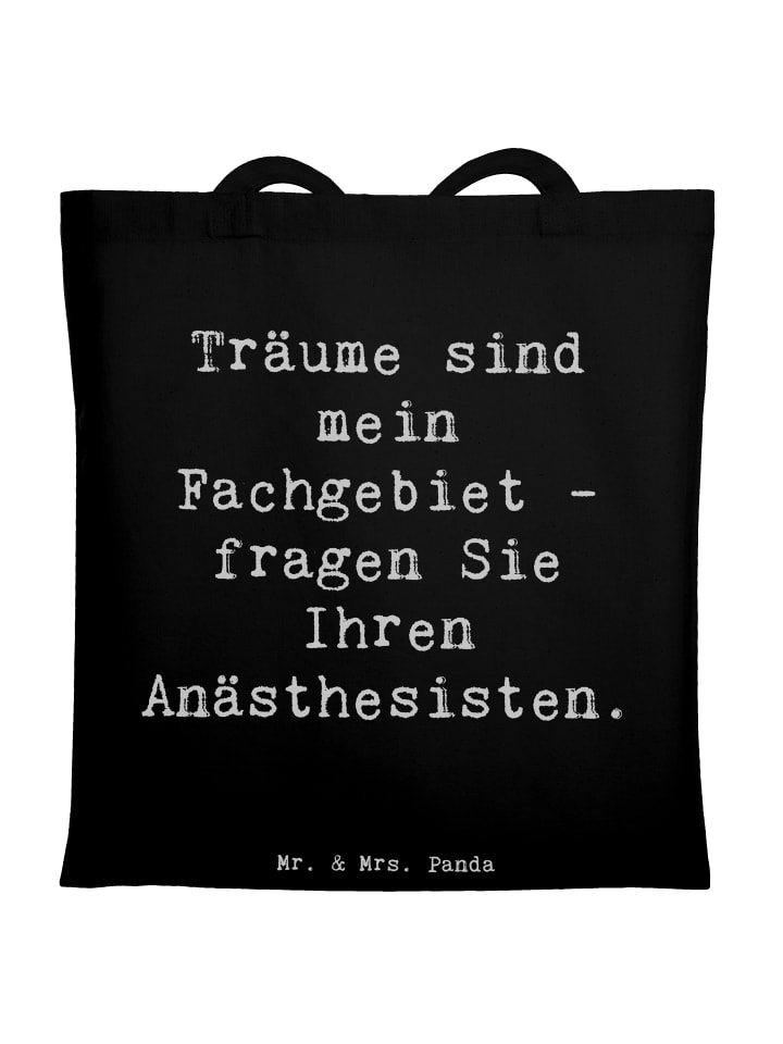 

Mr. & Mrs. Panda Сумочка с надписью "Мечты анестезиолога" черного цвета
