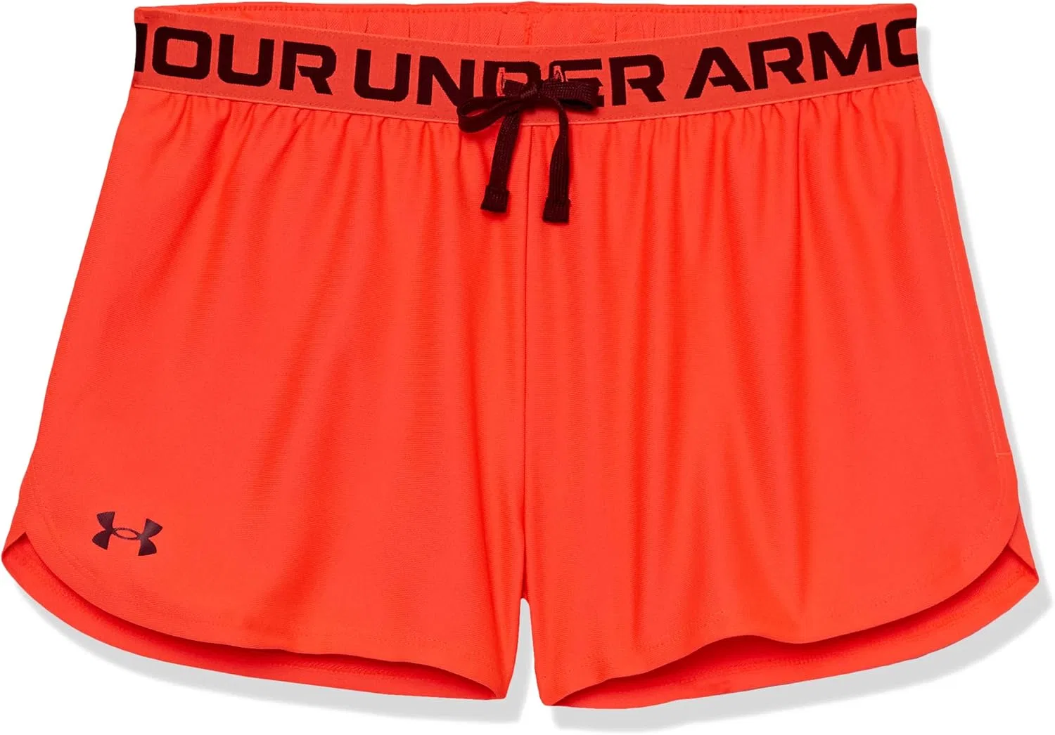 Шорты Under Armour Girls Play Up Solid Shorts, (628) Beta//Dark Maroon
