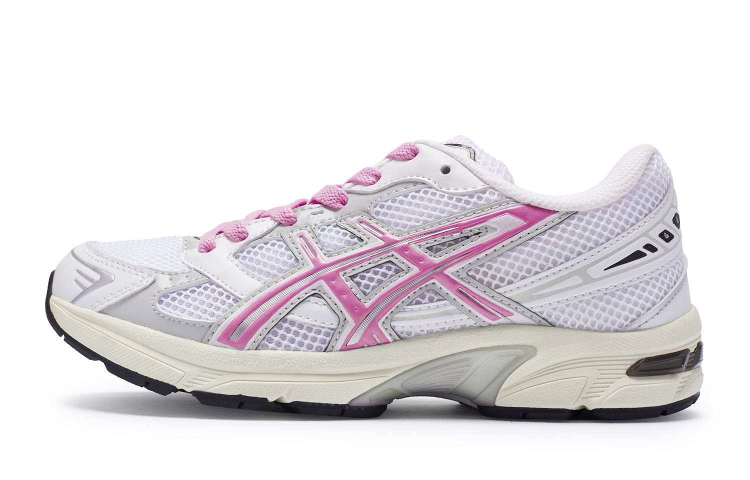 ASICS Gel-1130 Амортизирующие износостойкие дышащие низкие кроссовки для бега унисекс белый серый розово-красный - серый белый розовый, цвет Gray White Pink — фото 3