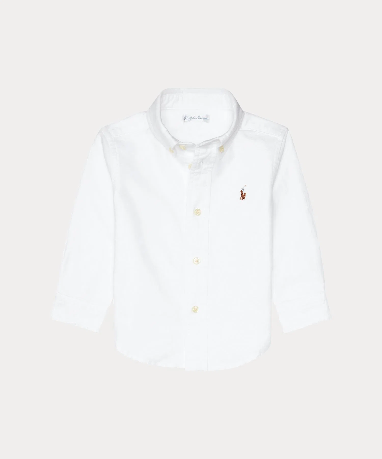 Детская рубашка POLO RALPH LAUREN CHILDRENSWEAR хлопковая