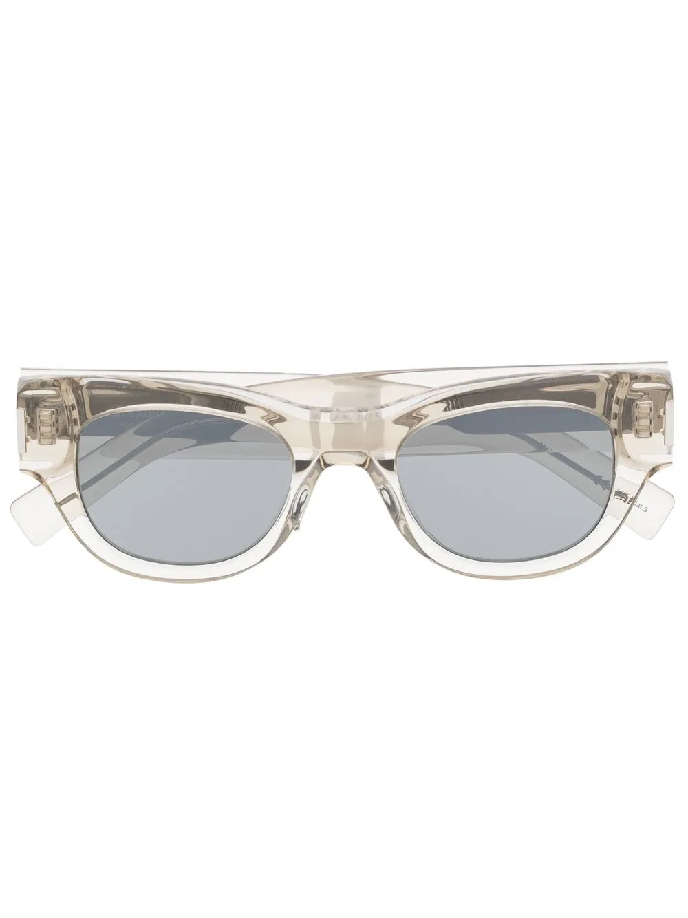 

Солнцезащитные очки в прозрачной оправе Saint Laurent Eyewear, серый