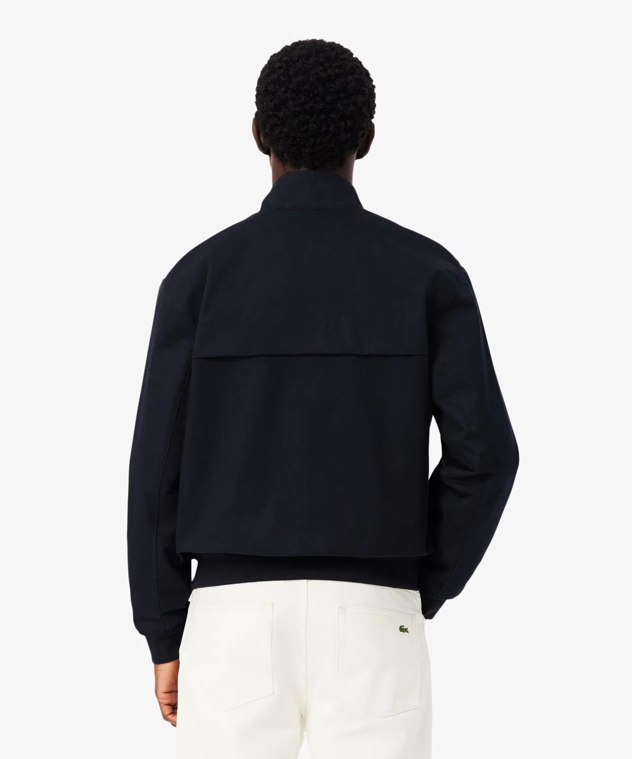 Куртка Lacoste Harrington бежевая ветро- и водоотталкивающая — фото 3