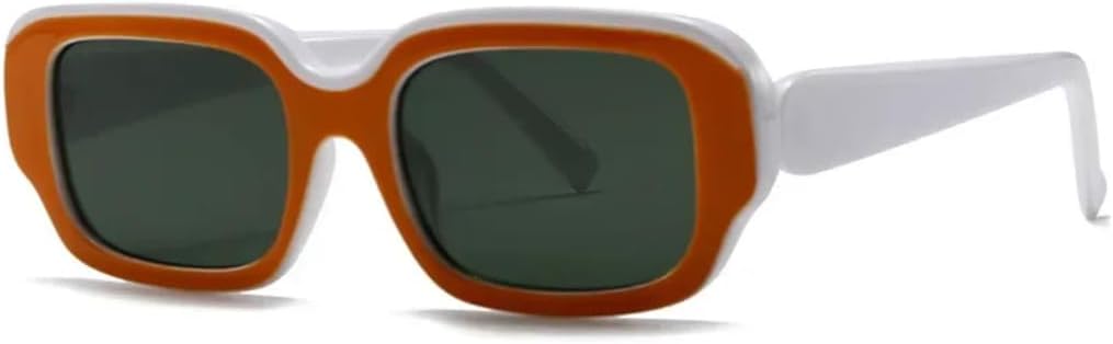 

Солнцезащитные очки с защитой UV400 | Большая оправа, панк-стиль, яркие линзы | Для женщин и мужчин, для занятий спортом на открытом воздухе и вождения DSVIGF, Orange Green
