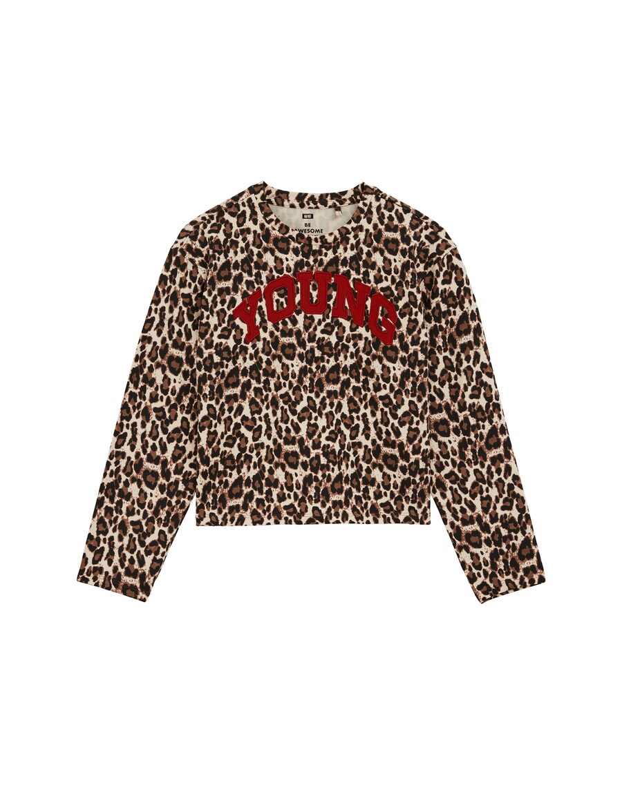 

Лонгслив WE Fashion, Brown/Light brown