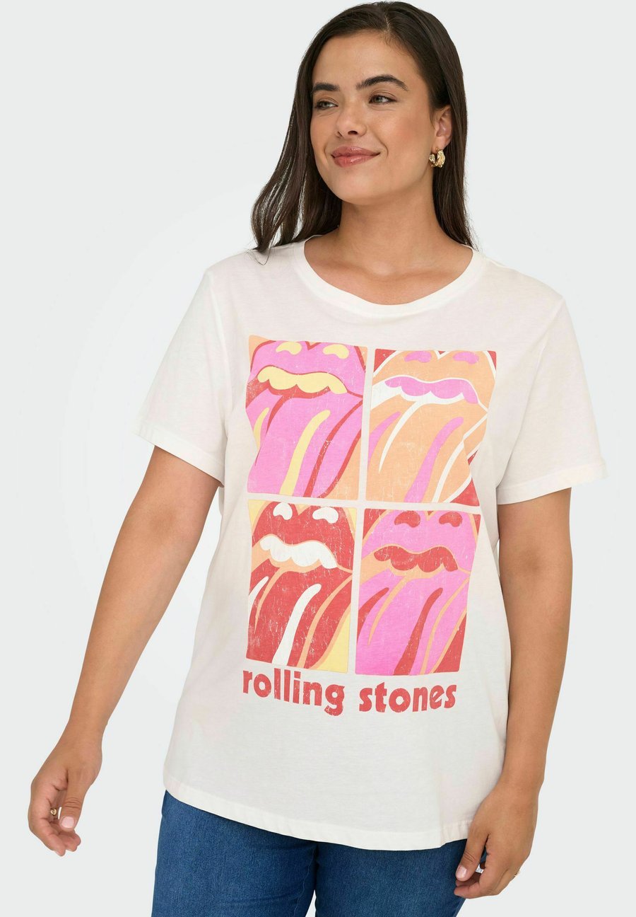 

Футболка ONLY Carmakoma CARROLL, Cloud Dancer/Off-White, Белый, Футболка ONLY Carmakoma CARROLL, Cloud Dancer/Off-White