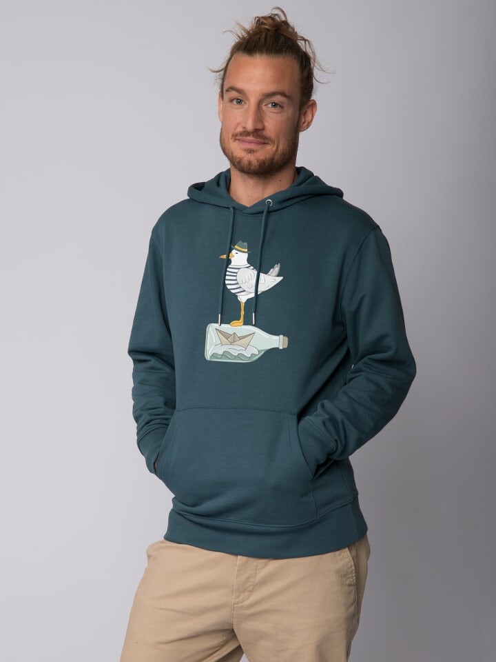

Толстовка wat Apparel Sweatshirt Möwe mit Hut, цвет Petrol