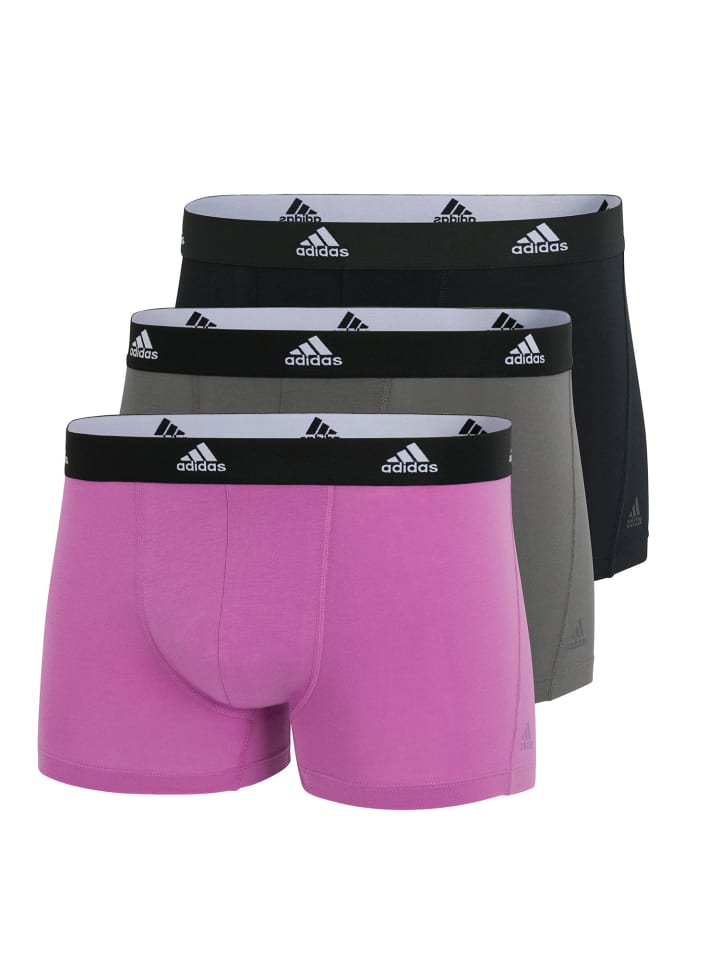 

Боксерские трусы adidas, цвет schwarz, dunkelgrau, lila