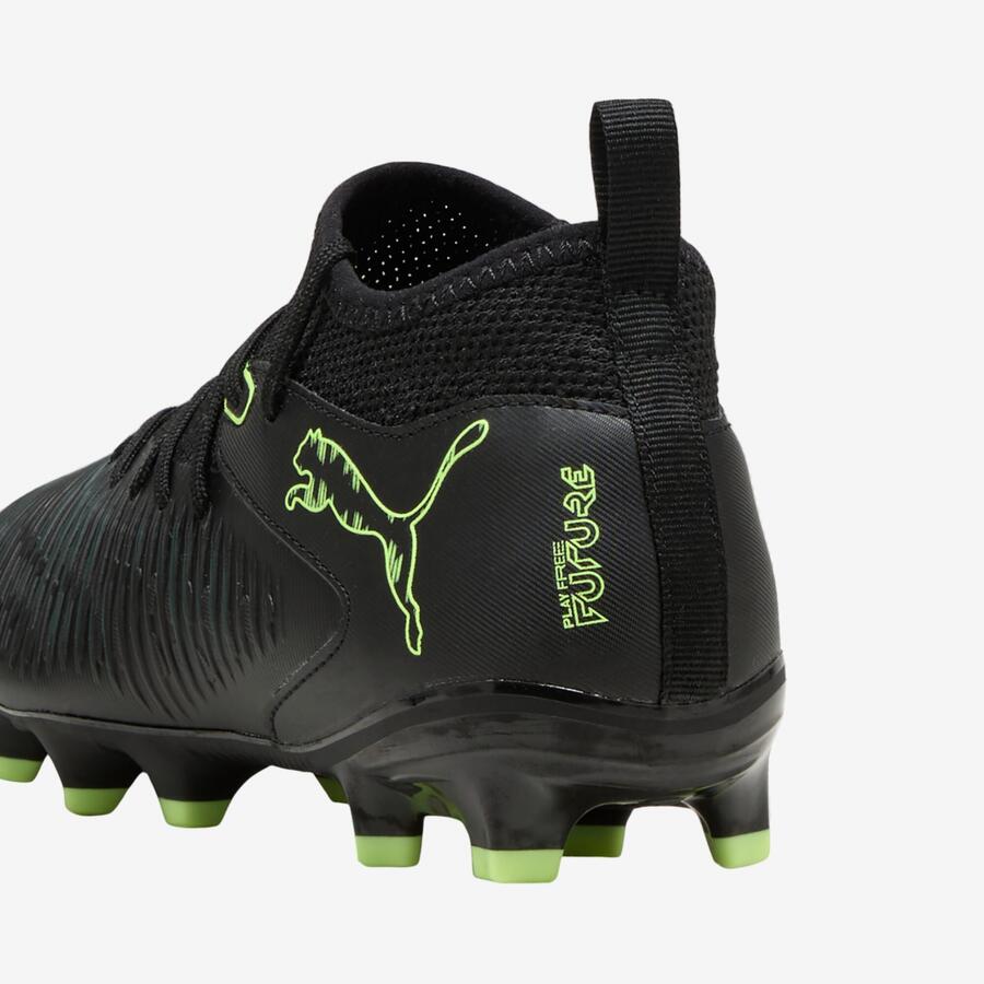 PUMA Детские футбольные бутсы FG/AG - Future 8 Match, чёрные — фото 3