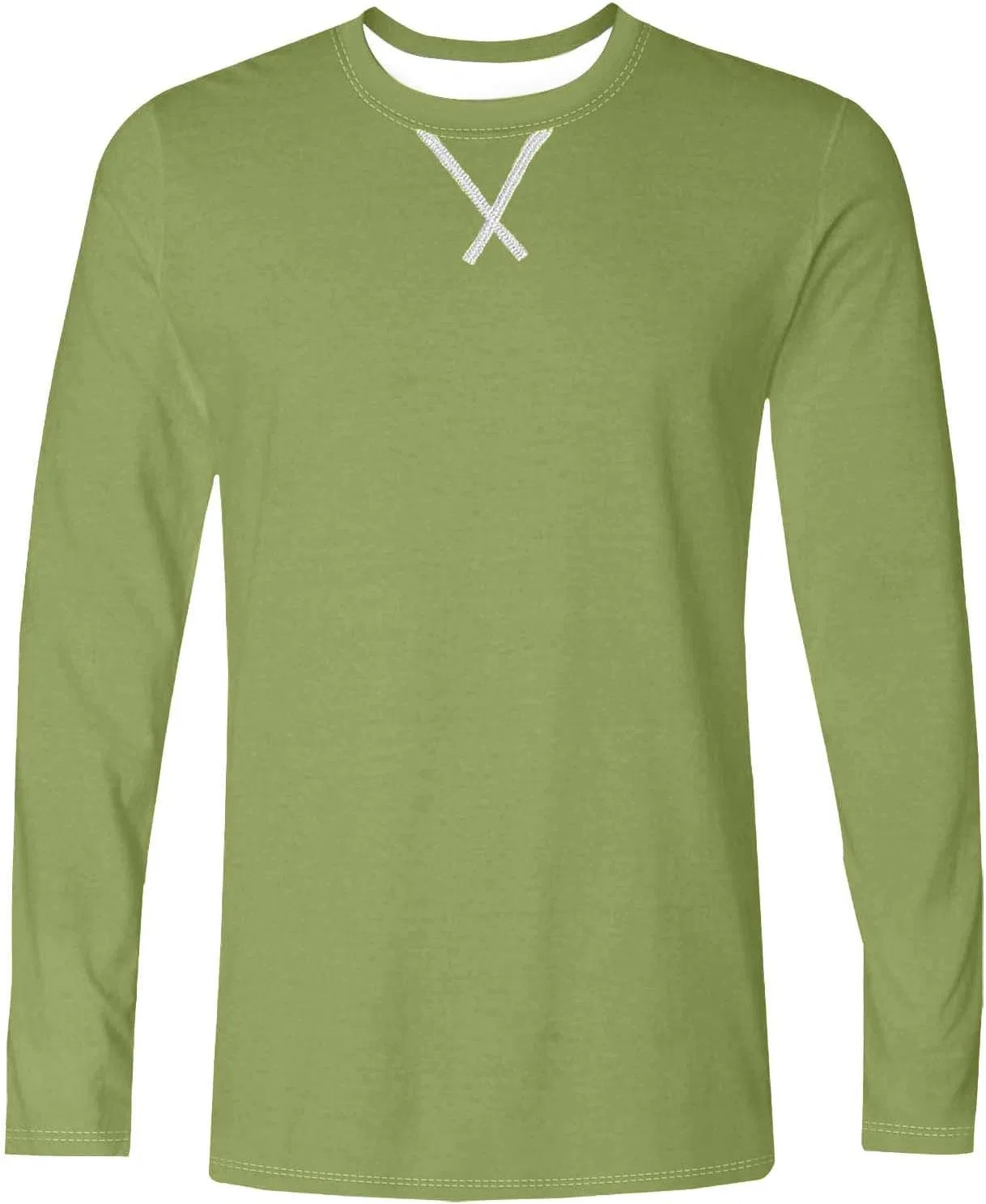 Футболка с длинным рукавом, легкая, дышащая, Generic, 2-green — фото 3
