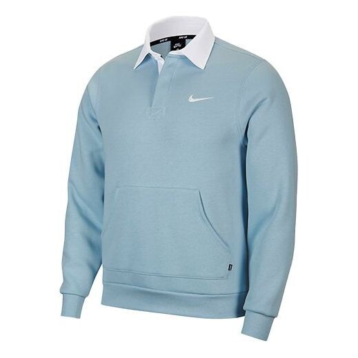 

Толстовка Nike SB Skateboard Fleece Skate Top 'Lt Armory Blue White', синий
