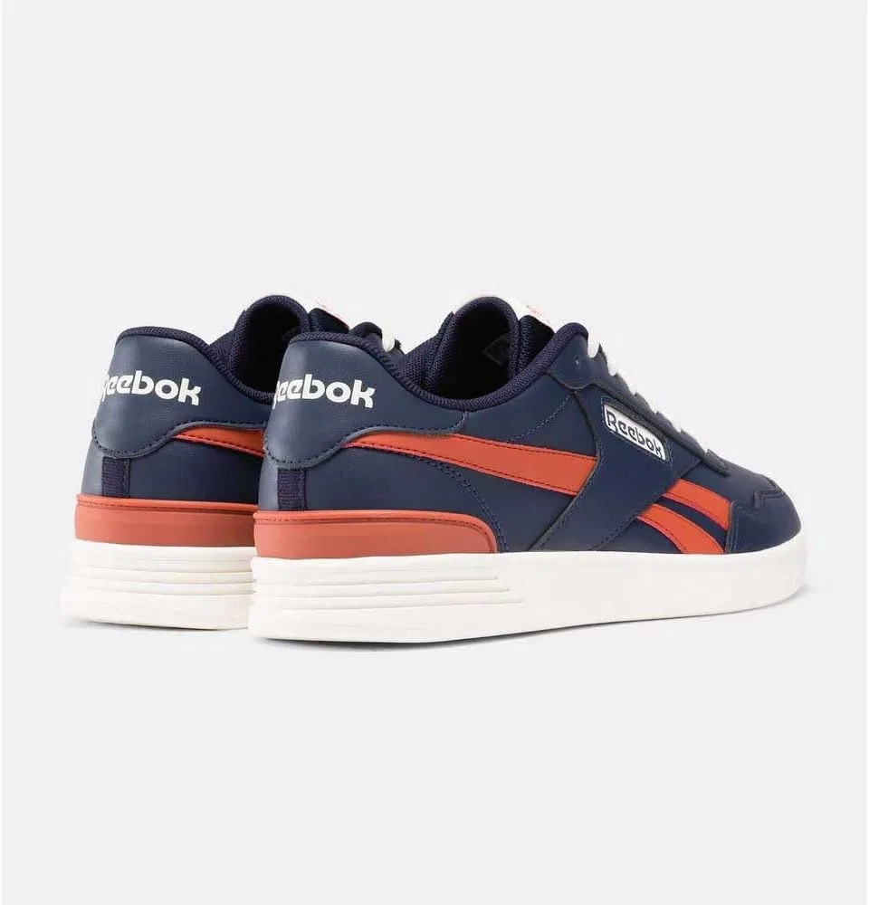 Кроссовки теннисные Reebok Court Advance, цвет Navy Brickred Chalk — фото 4