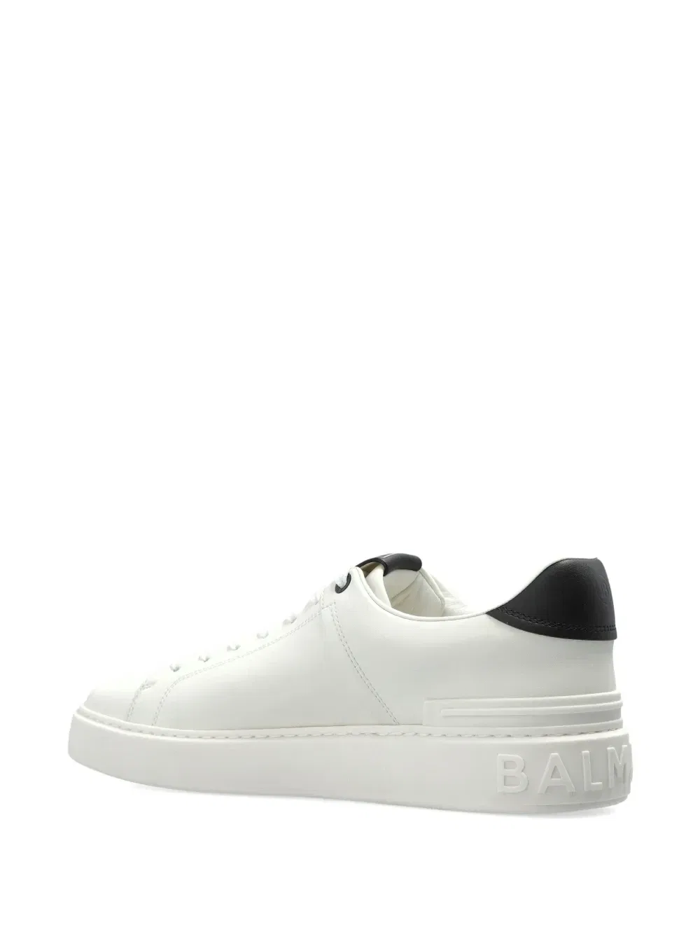 Кожаные кроссовки B-Court BALMAIN, белый — фото 4