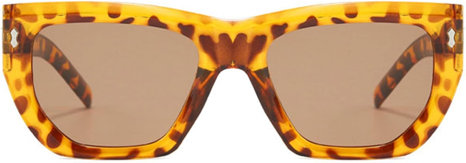 

Солнцезащитные очки Willochra Oversized Cat Eye для женщин, 2025 год, роскошные классические винтажные квадратные солнцезащитные очки для женщин, ретро-очки с заклепками, C8