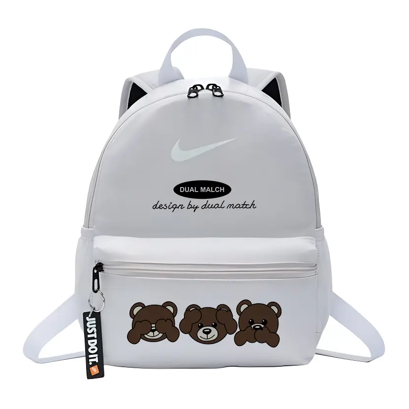 

Nike Тканевый рюкзак унисекс дикой природы серый, Cartoon Bear 3
