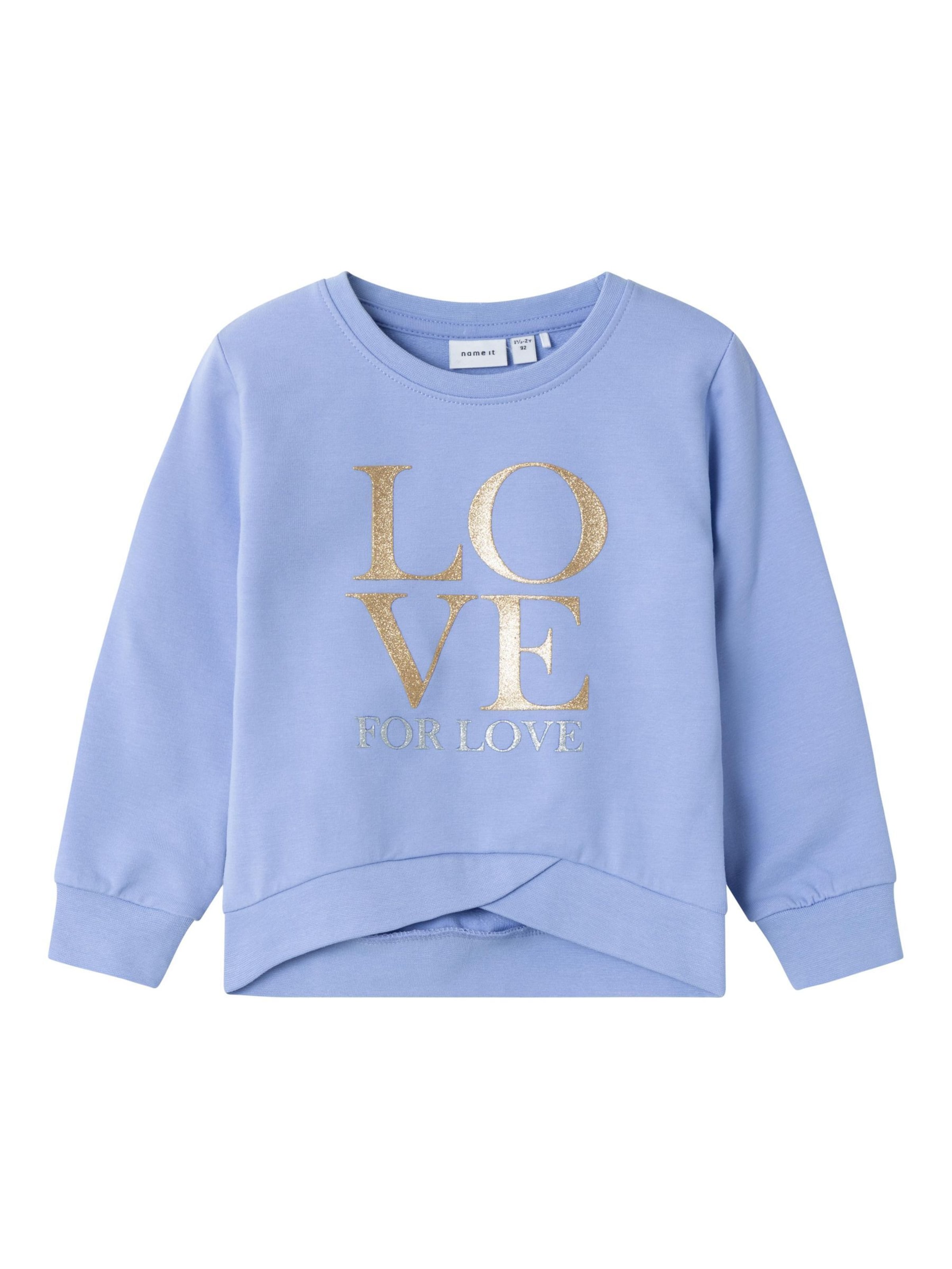 

NAME IT Свитшот в пыльно-голубом цвете