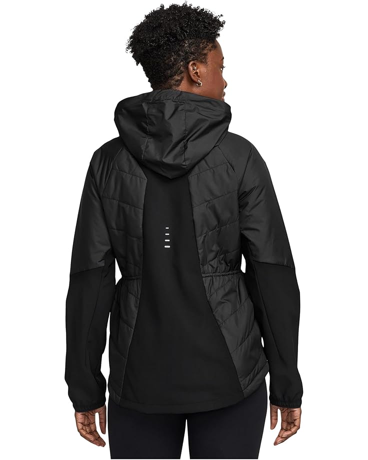 Женская куртка Nike Swift Therma-Fit Synthetic Fill, Black/Reflective Silver — фото 2