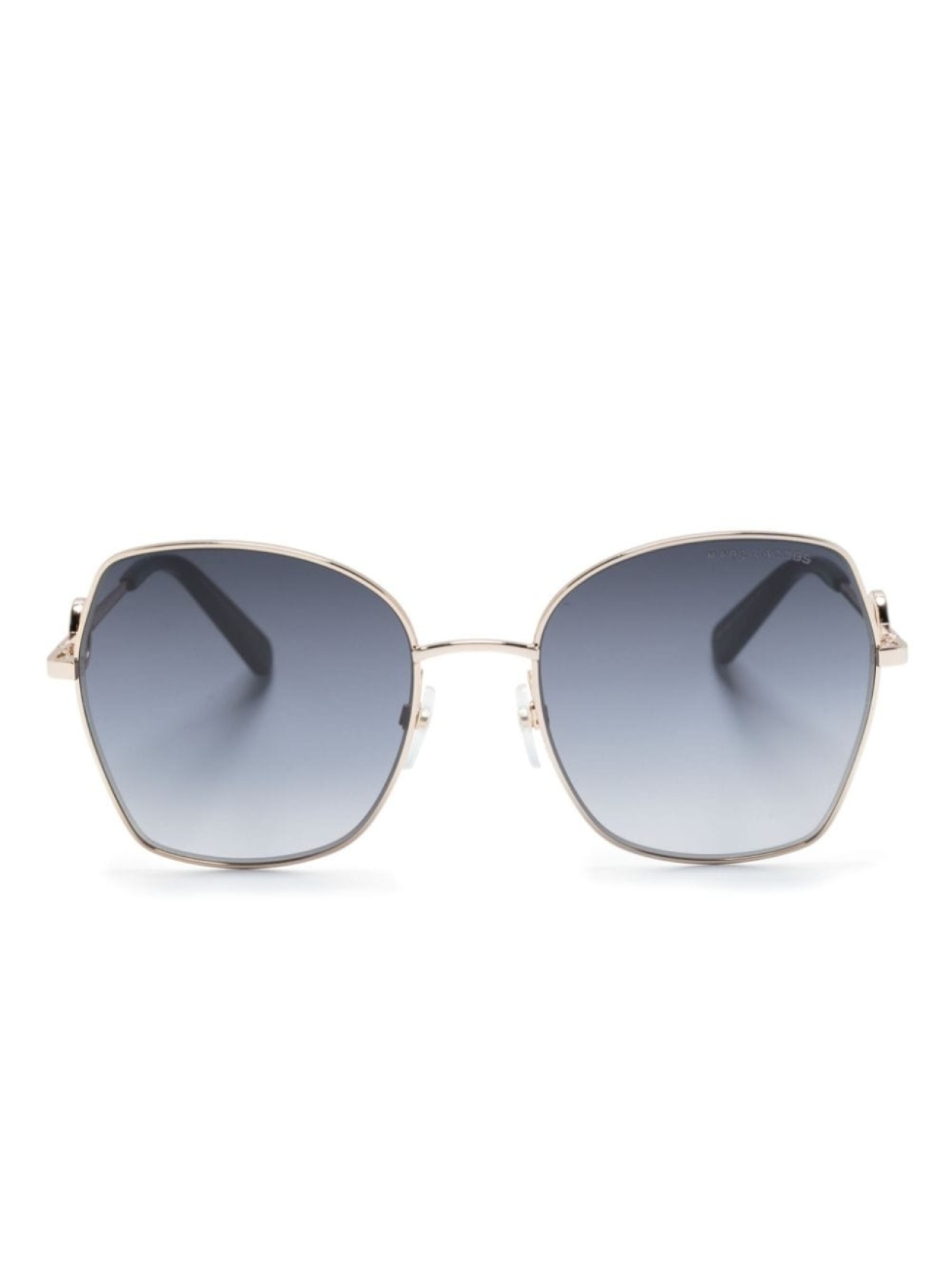 

Marc Jacobs Eyewear солнцезащитные очки J Marc в массивной оправе, золотистый