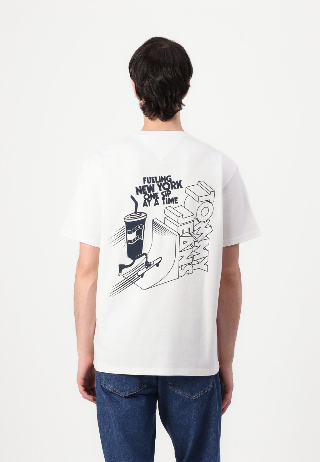 

Футболка с принтом SKATER GRAPHIC TEE Tommy Jeans, слоновая кость
