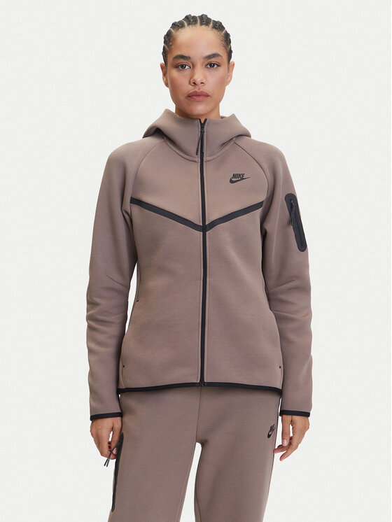 

Толстовка обычного кроя Tech Fleece Windrunner HV6747 Nike, коричневый
