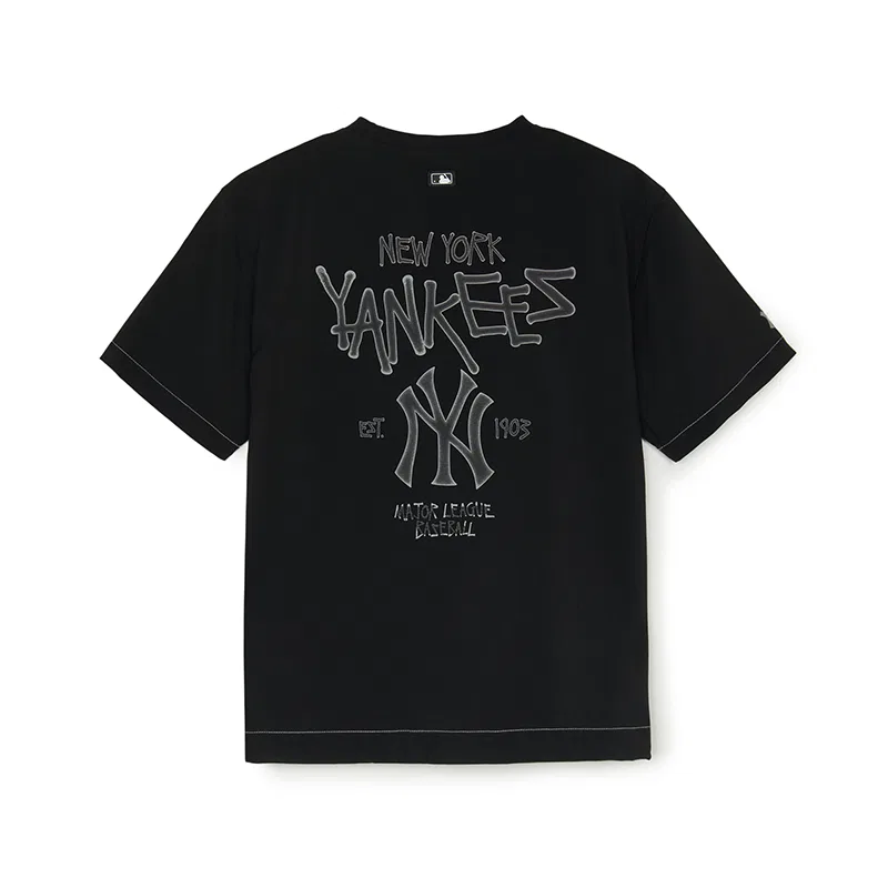 Футболка New York Yankees Standard, черная, детская, 3-7 лет MLB KIDS, Standard Black — фото 3
