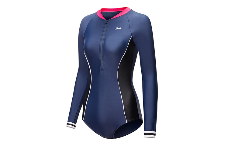 

Женский купальник сплошной модели Speedo, темно-синий/черный/розовый