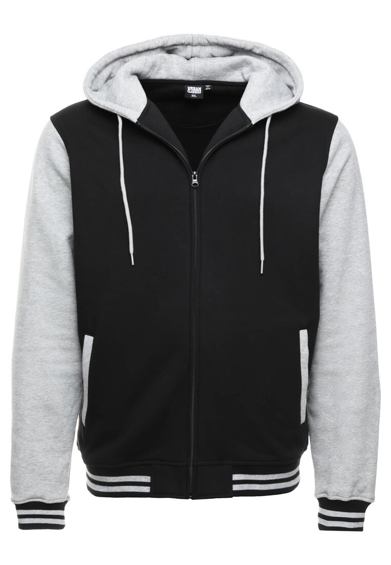 

Толстовка на молнии Urban Classics 2-TONE ZIP HOODY, цвет Black/Grey, Черный, Толстовка на молнии Urban Classics 2-TONE ZIP HOODY, цвет Black/Grey