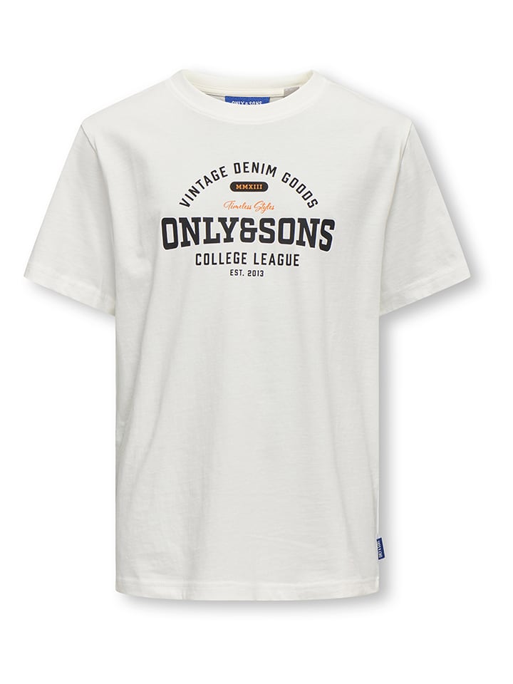 

Only&Sons Белая футболка "Ленни"