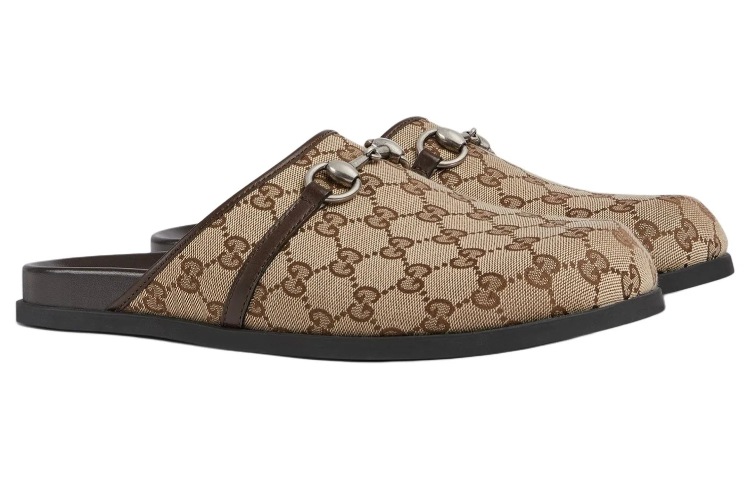 Шлепанцы с логотипом GUCCI Ebony — фото 4