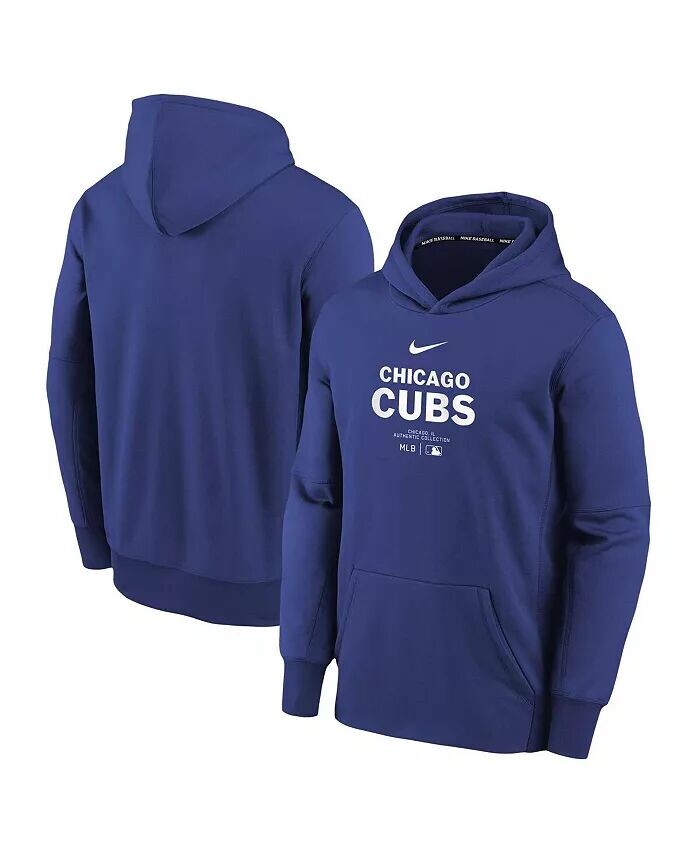 

Толстовка с капюшоном Big Boys Royal Chicago Cubs Authentic Collection Performance Nike