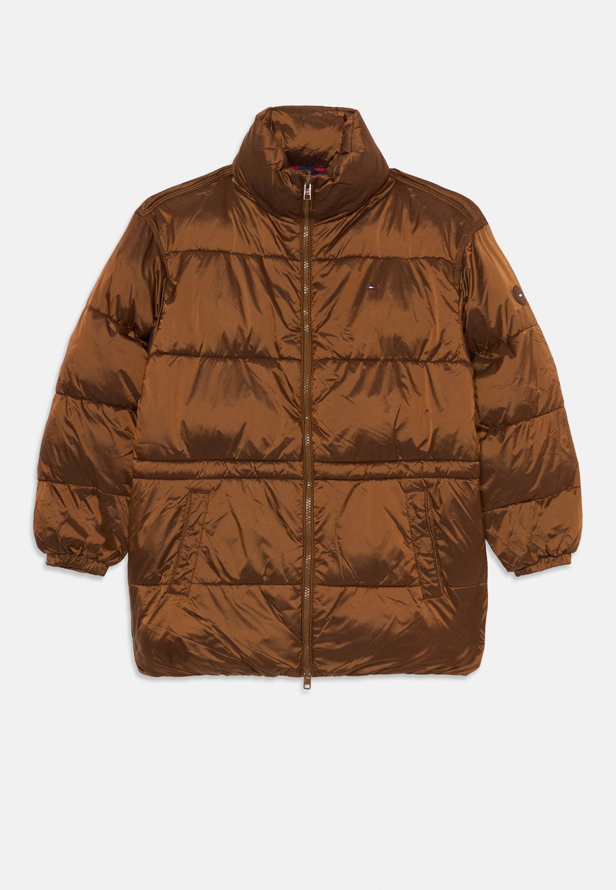 

Зимняя куртка Tommy Hilfiger WAISTED SHINY MID PUFFER JACKET, Pecan Nut/Brown