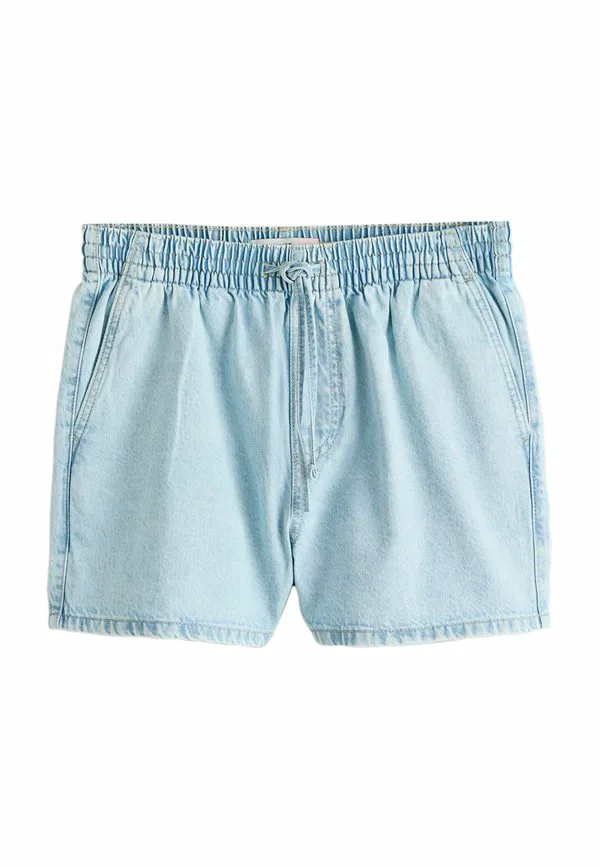 Джинсовые шорты укороченного кроя, надеваются через голову. Next, Light Blue Denim