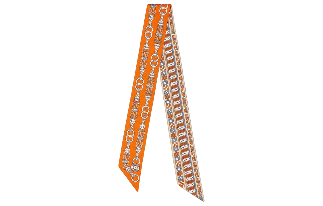 

HERMES Шелковый шарф оранжевый Women's Orange, Orange