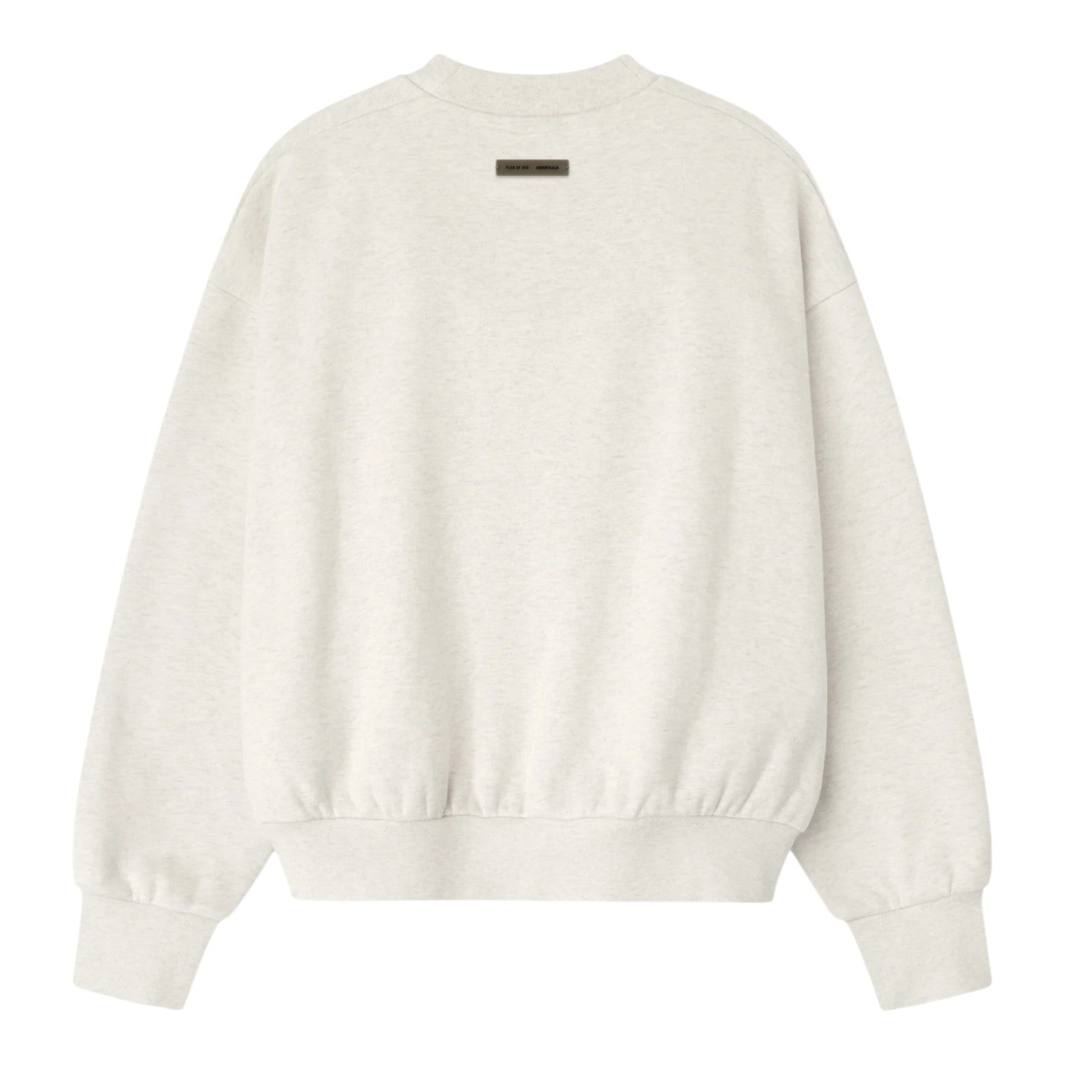 Свитшот Fear of God Essentials Embossed Classic Crewneck Sweatshirt, цвет «Овсяный меланж» — фото 2