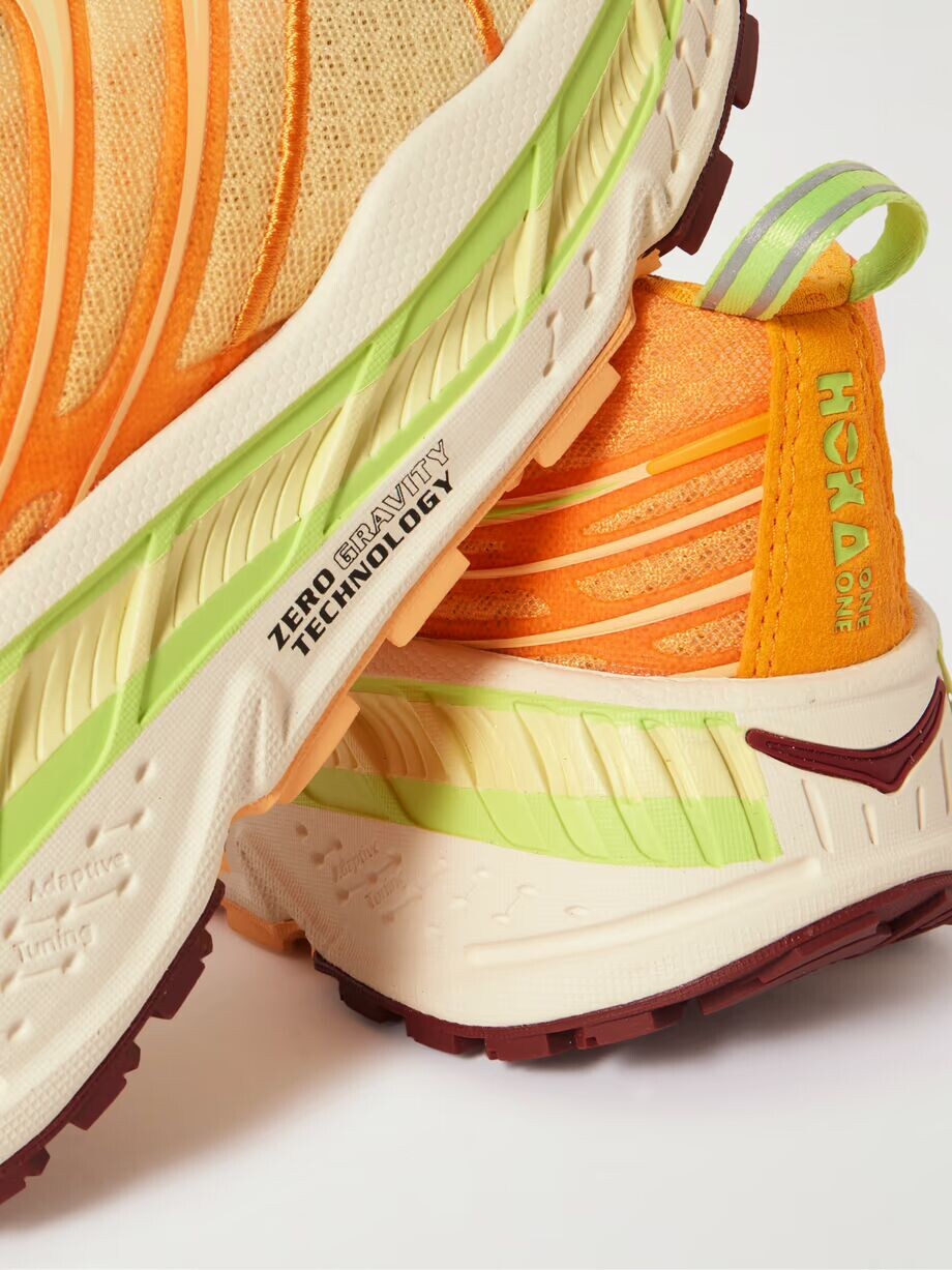 Кроссовки Stinson EVO OG из сетчатой ​​ткани с резиновой окантовкой Hoka One One, желтый — фото 4