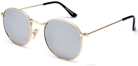 

Овальные металлические поляризованные солнцезащитные очки для женщин и мужчин — один и тот же модный тренд. Защита от УФ-излучения 400 MTZJH, 3801-gold White