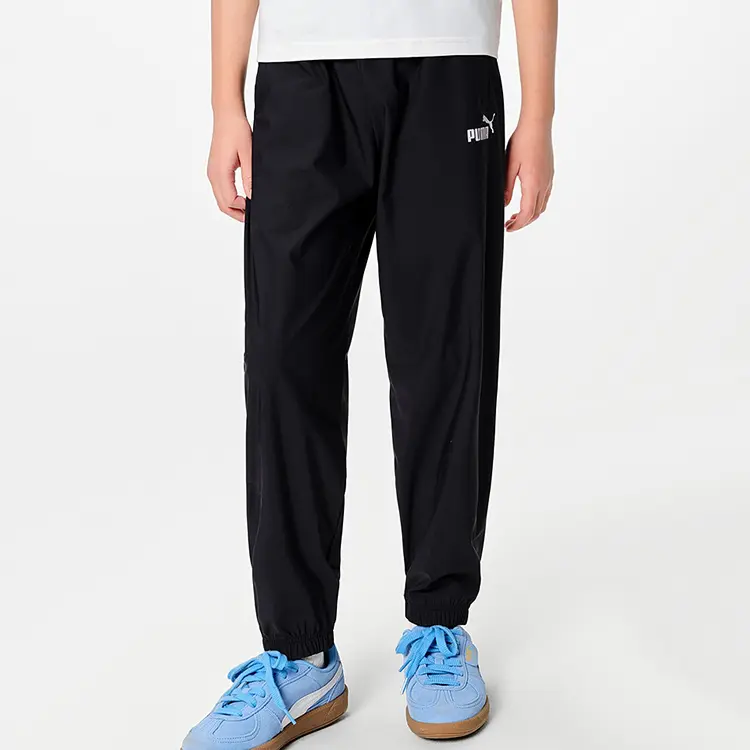 PUMA Детские вязаные спортивные штаны Sportstyle Series SS25 Black — фото 3