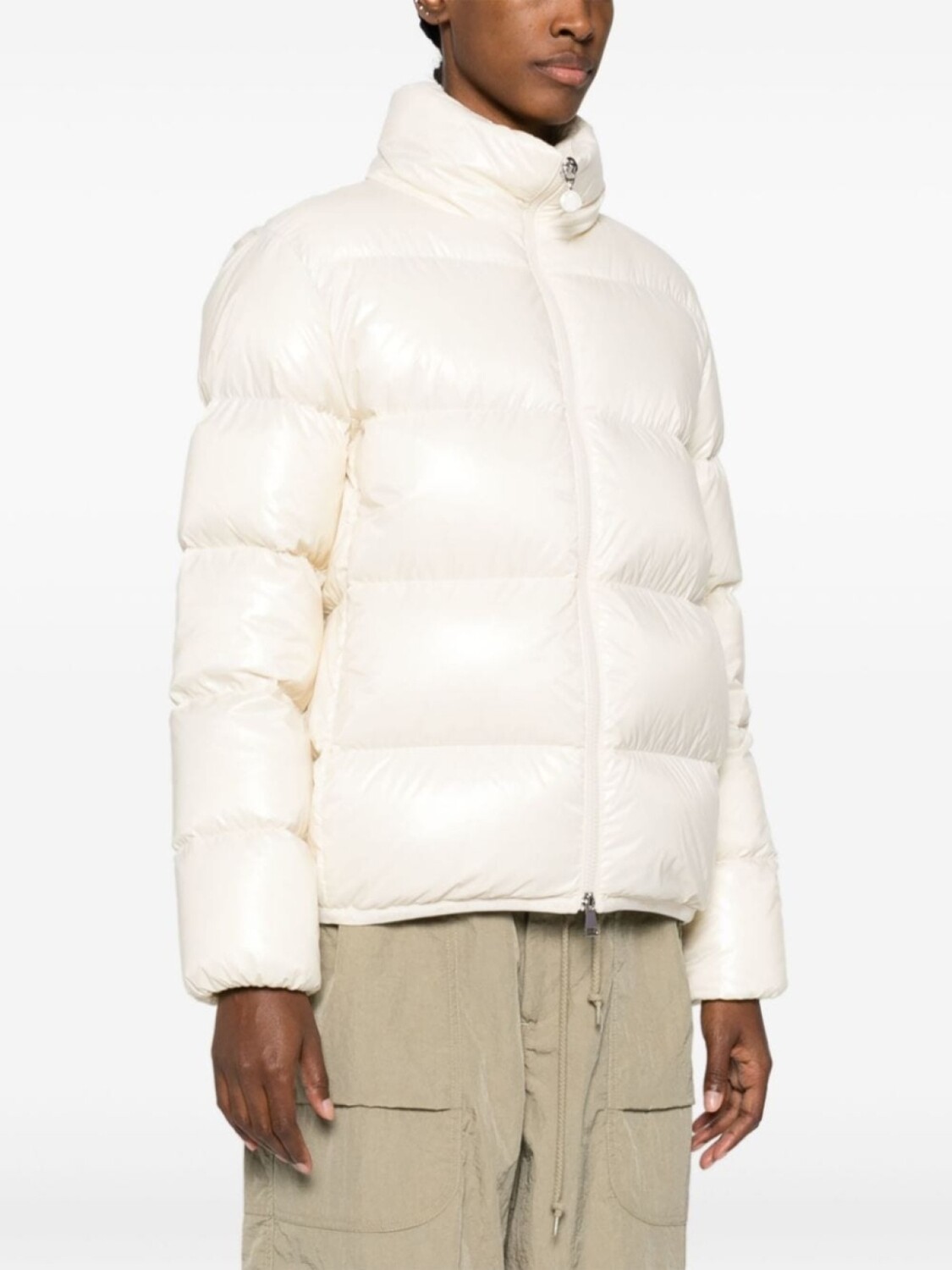 Moncler пуховик Abbadia, белый — фото 3