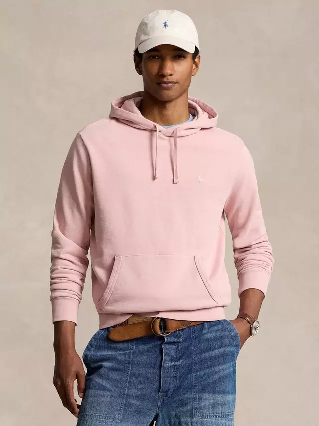 

Худи Ralph Lauren Loopback Fleece, цвет rose