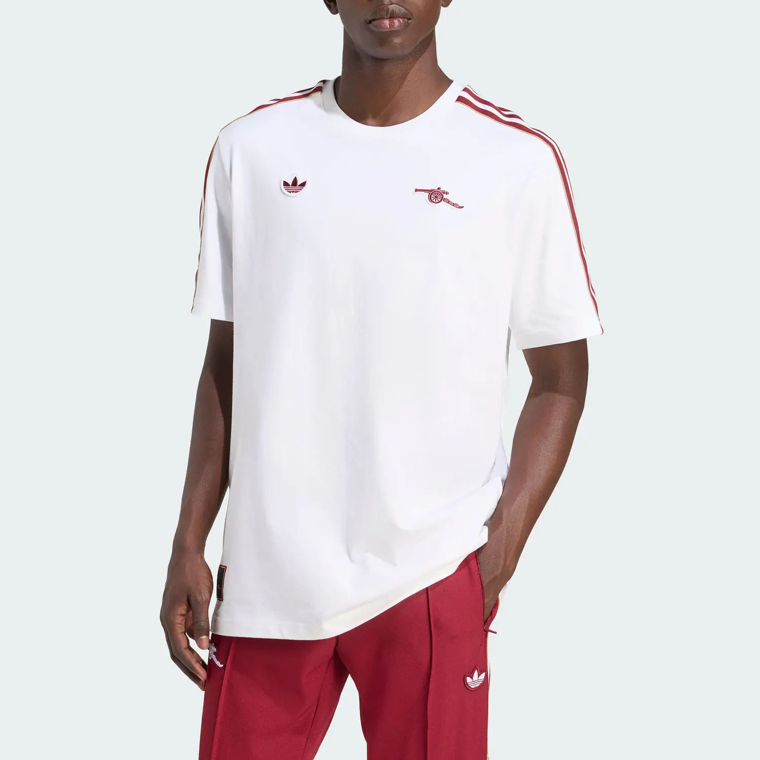 Футболка Adidas X Arsenal Terrace Icons Adidas Originals, белый — фото 2