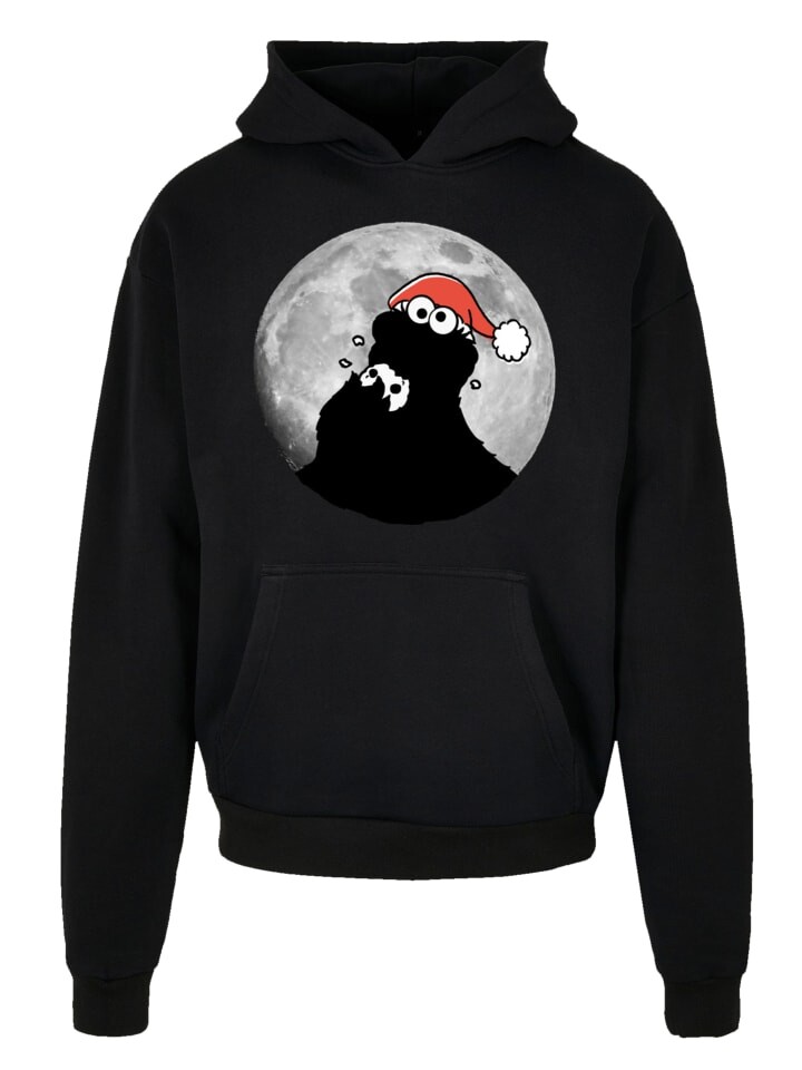 

Пуловер F4NT4STIC Heavy Hoodie Krümelmonster Weihnachten, черный