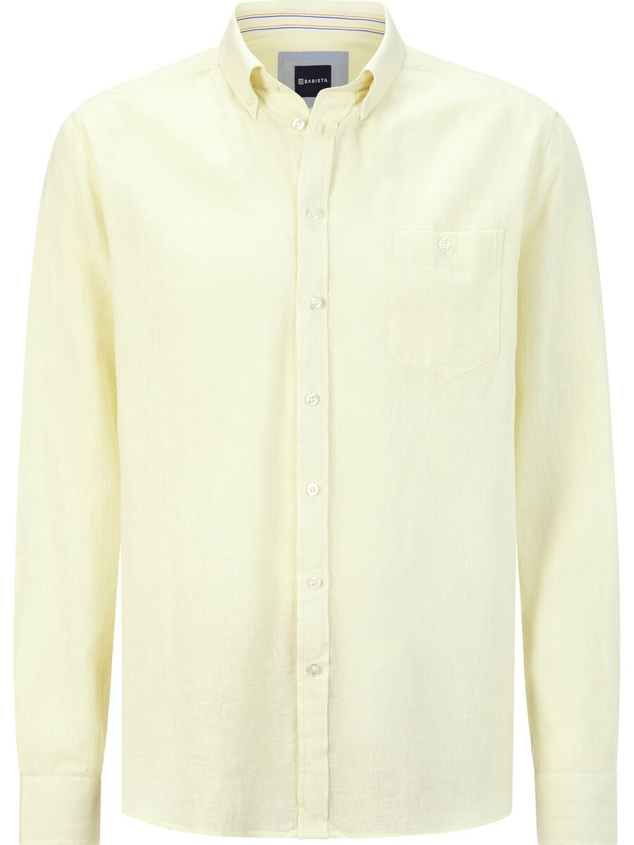 

Рубашка обычного кроя на пуговицах BABISTA Lentino, цвет Light yellow