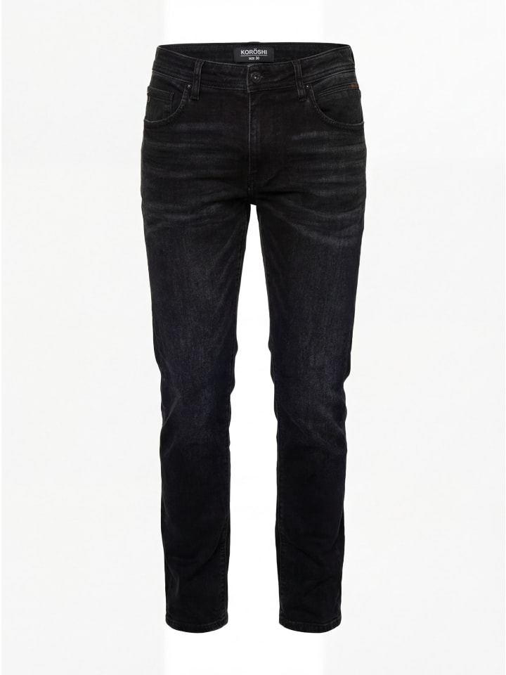 

KOROSHI Обычные джинсы из черного денима