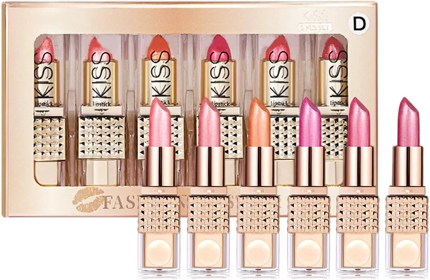 Блеск для губ Shi ммer Lipstick, водостойкий, металлик, 1 шт