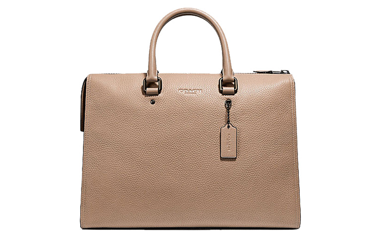 

Кожаный компьютерный портфель Graham большой мужской nude COACH, Красный, Кожаный компьютерный портфель Graham большой мужской nude COACH