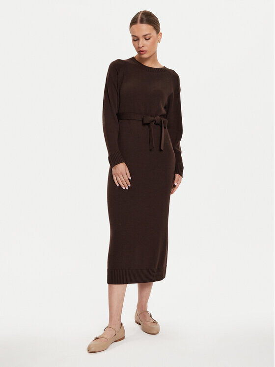 

Трикотажное платье обычного кроя Max Mara Leisure, коричневый