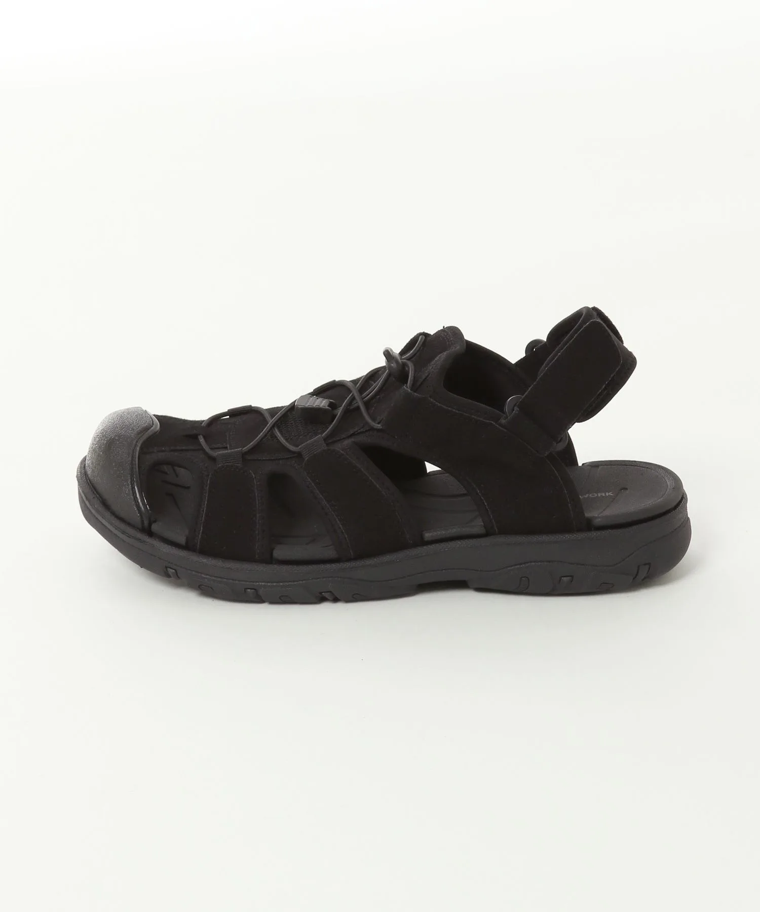 Мужские спортивные сандалии 2WAY с регулируемым ремнём GLOBAL WORK Rakusshon 2WAY Trail Sandal бежевые — фото 4