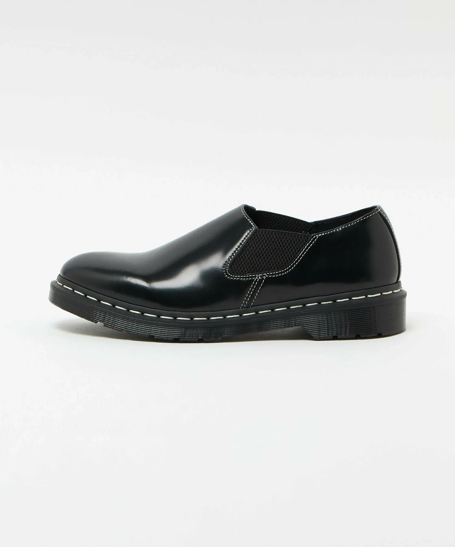 Ботинки Dr. Martens LOUIS White Stitch Slip-Ons Beauty&Youth United Arrows, Black